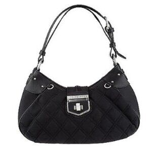 Judith Ripka "Stanton" Quilted Jacquard Bag with Fold Over Lock  0253
